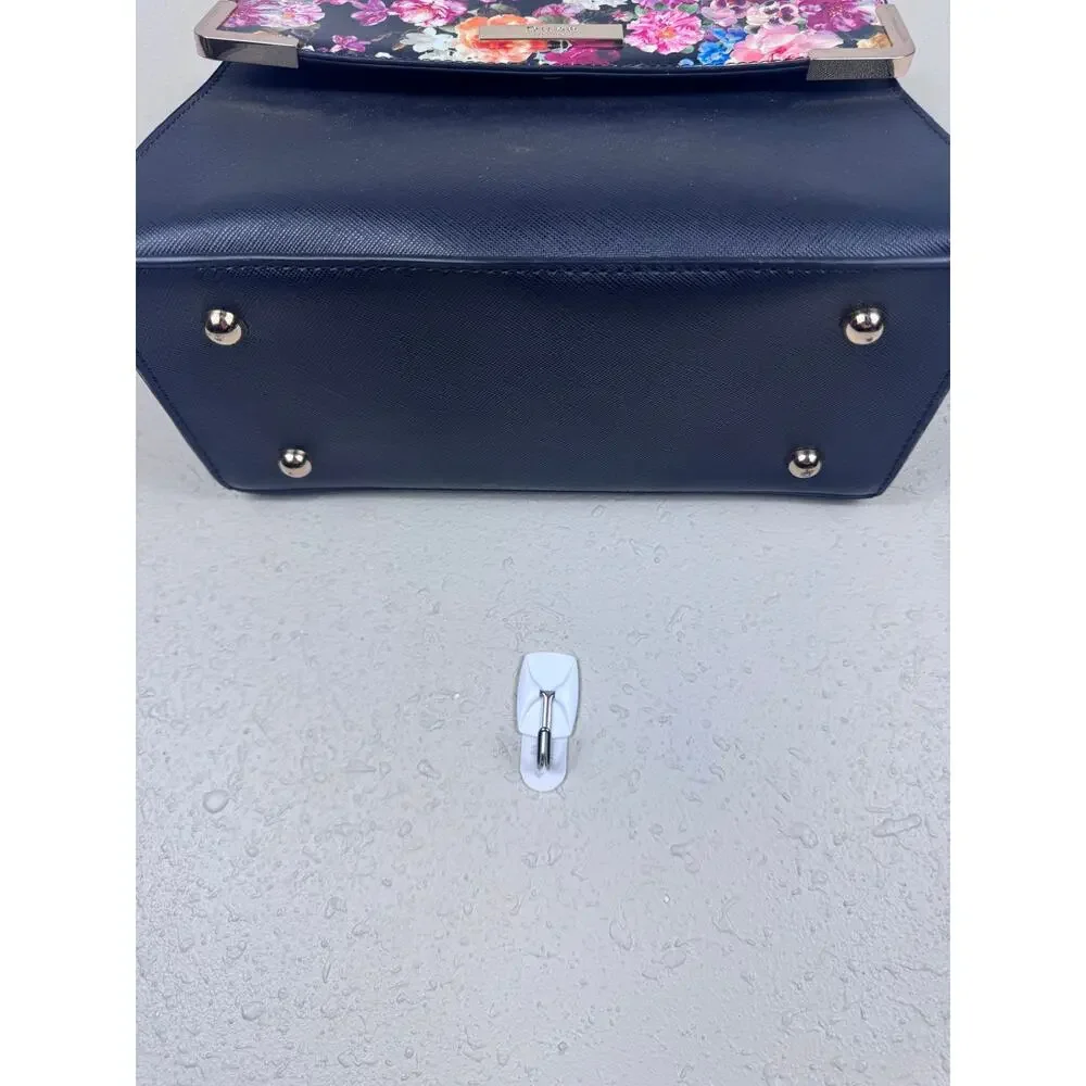Dune London Black & Floral Handle Bag